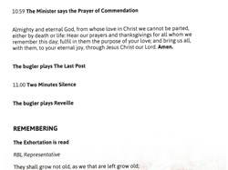 Brandon Town Council Remembrance Day 2025