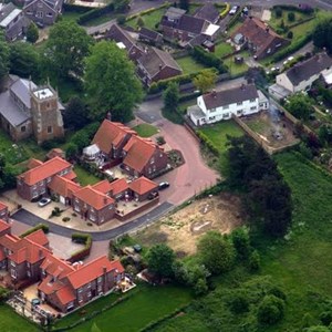 Aerial Shot of Barnoldby le Beck