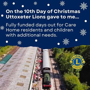 Uttoxeter Lions Club 12 Days Of Christmas 2024