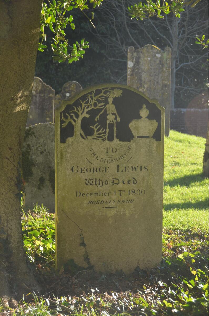 Tombstone of George Lewis