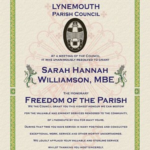 Lynemouth Parish Council Honorary Freemen