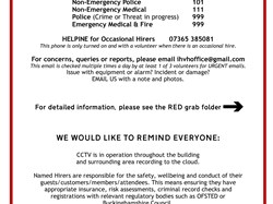 Iver Heath Village Hall Policies