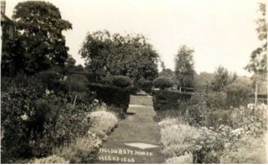 Holdshot House Garden 1930's