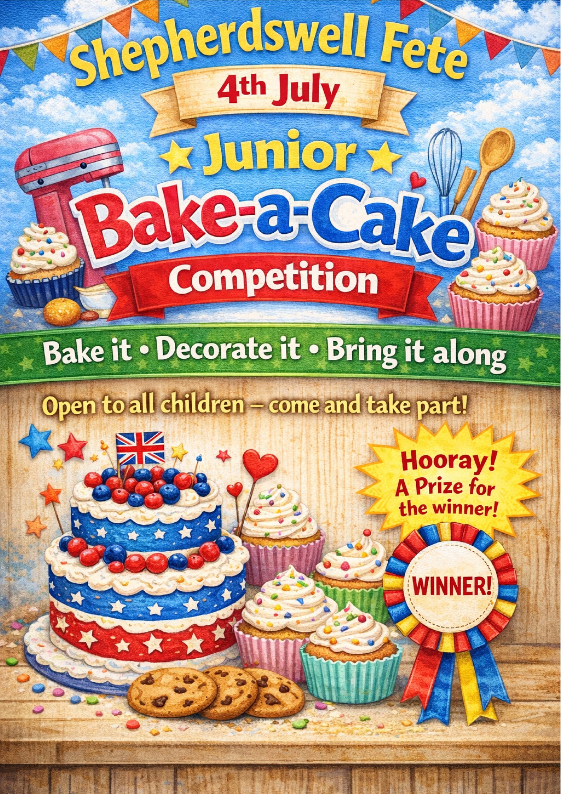 Shepherdswell Junior Bake a Cake Competition