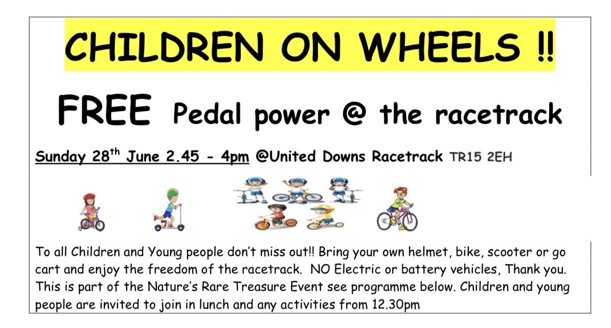 Free Pedal Power @ the racetrack