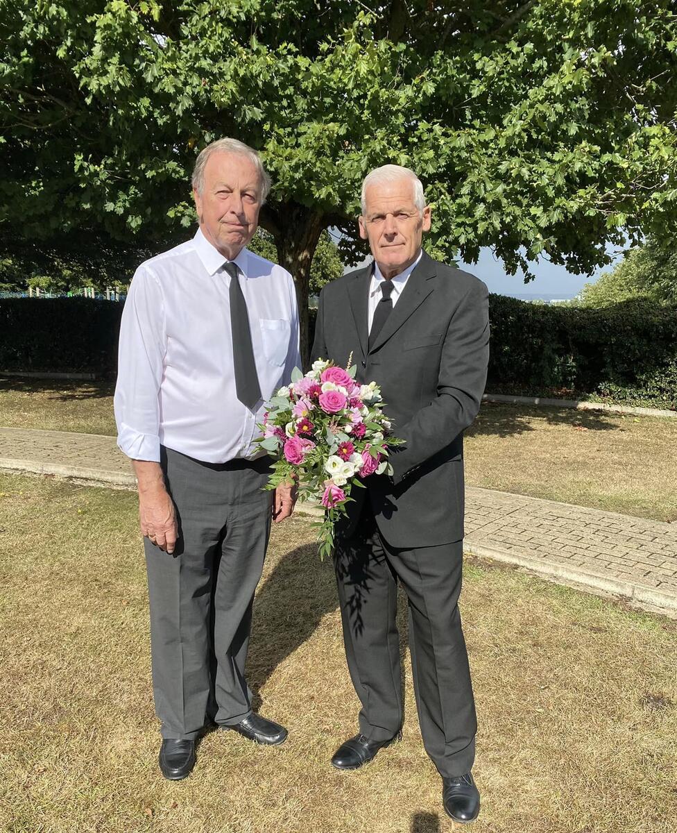 Cllr Sims & Fassenfelt at Centenary Gardens