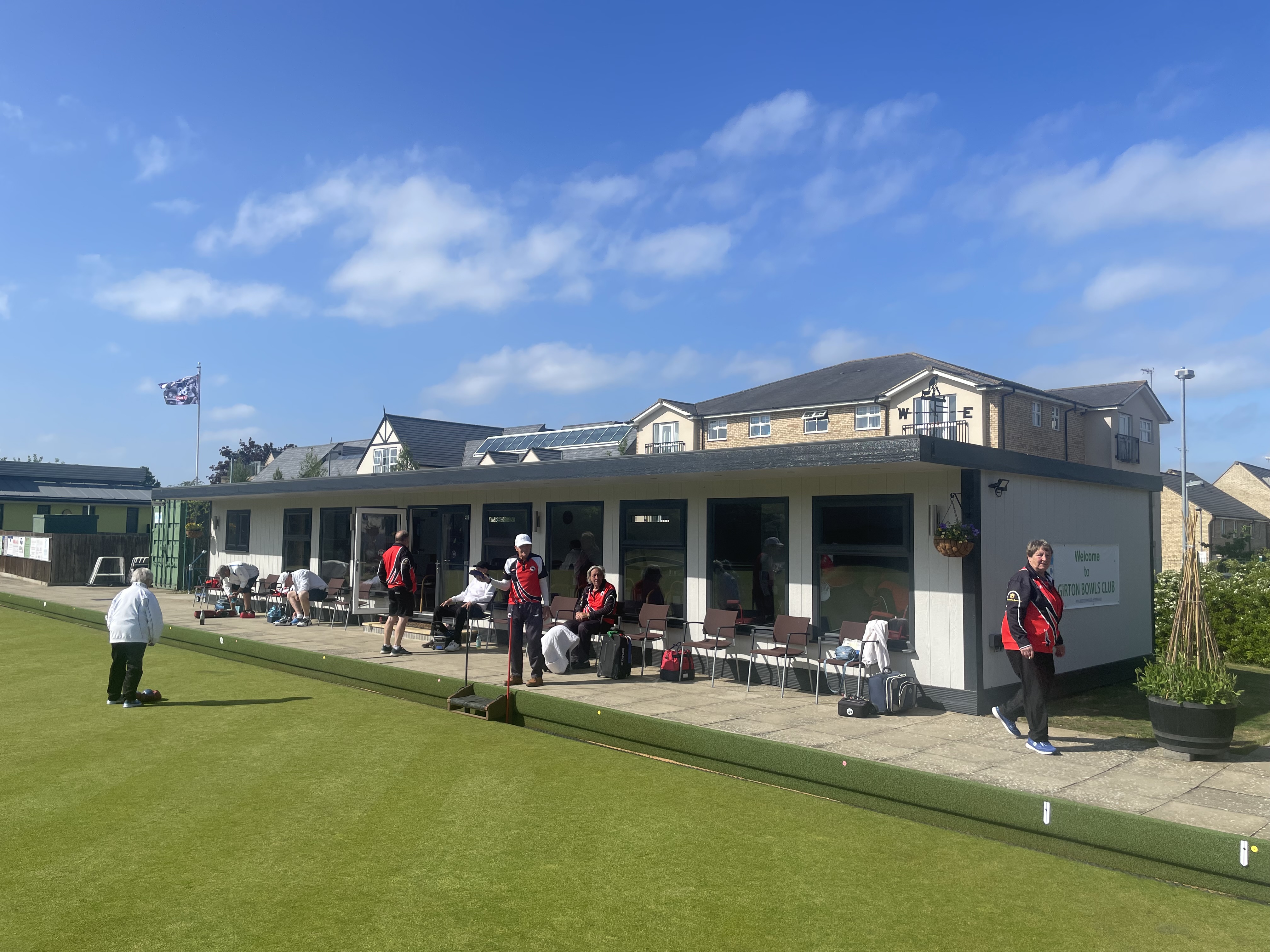 This is a similar build at Girton Bowls club