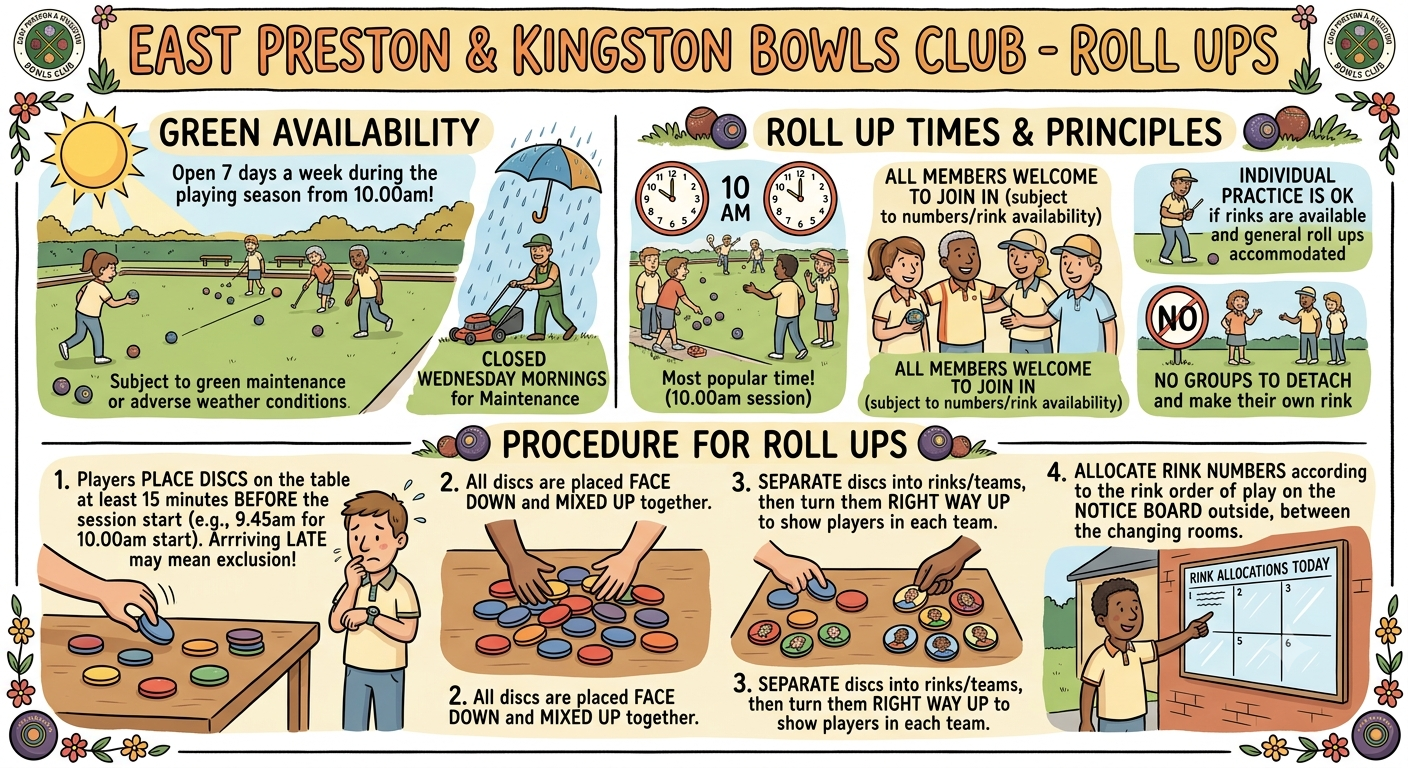 East Preston & Kingston Bowls Club Roll Ups