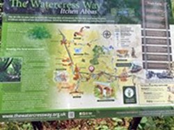 *TheWatercress Way  - the trackbed of the dis-used Mid-Hants railway. ©