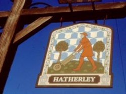 1990 Hatherley Inn sign before renaming