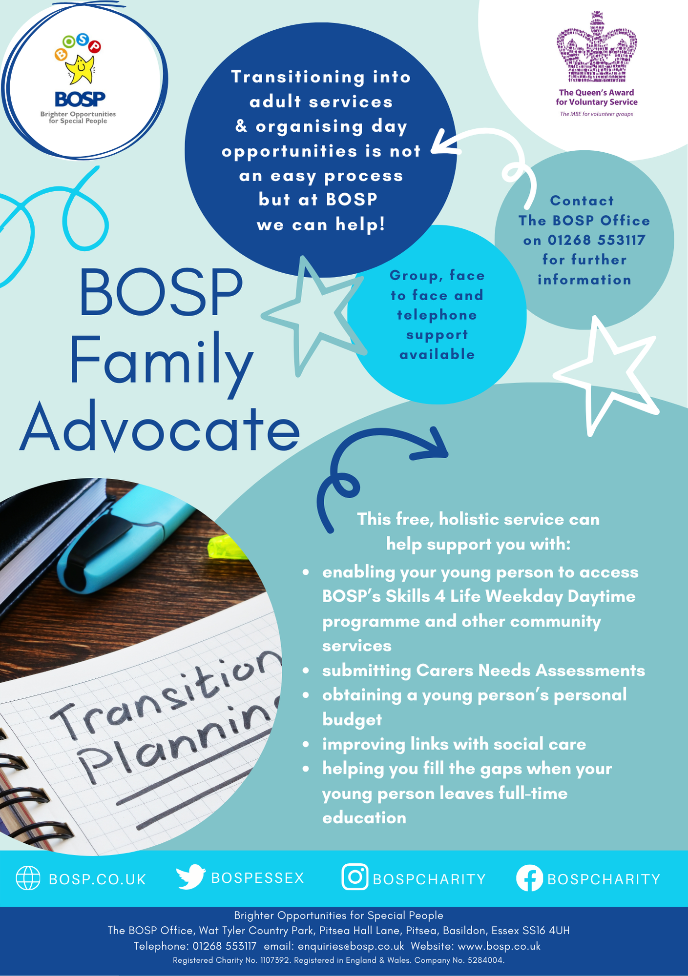 BOSP Brighter Opportunities for Special People  Further Support for Families
