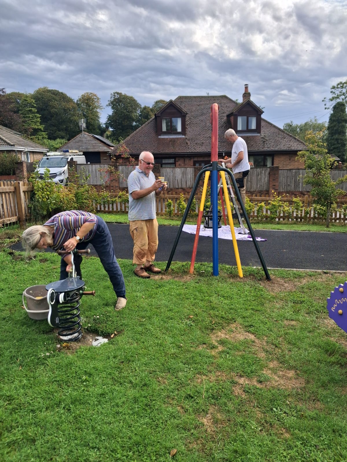 Martinstown Village Hall Playground Clear Up on 7 Sept 2025