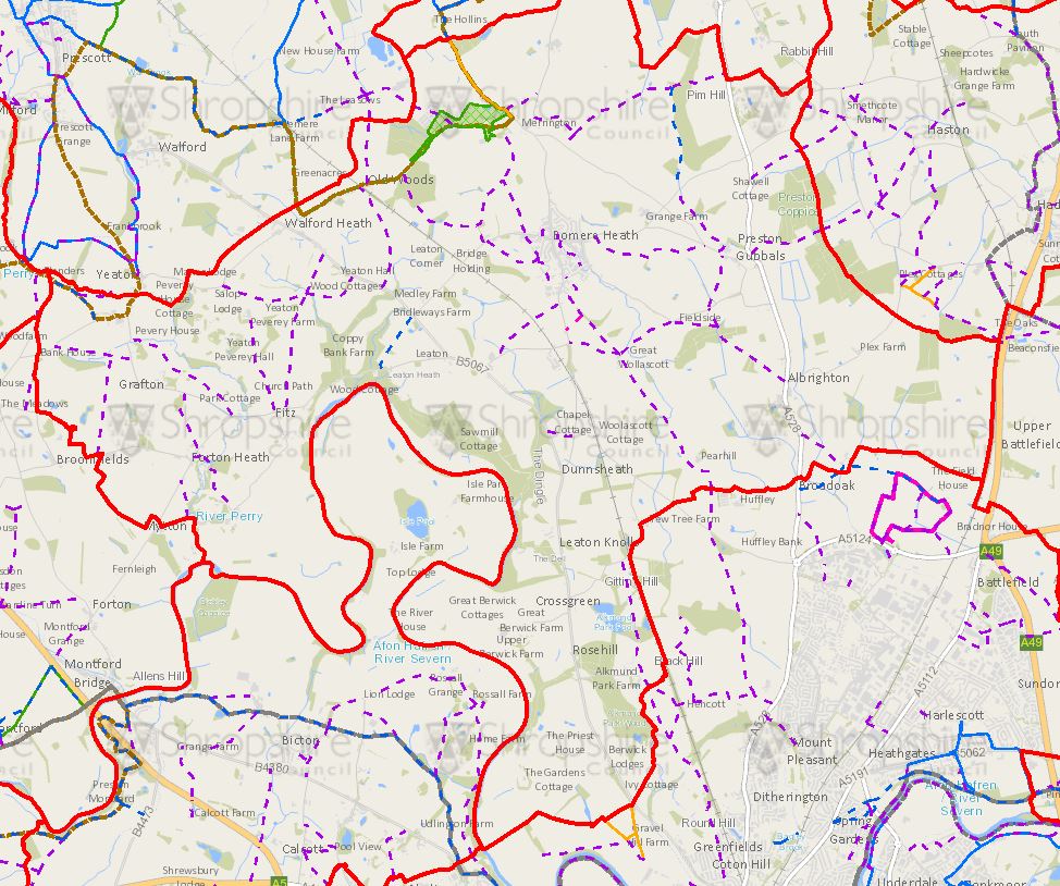 Parish Map of Rights of way