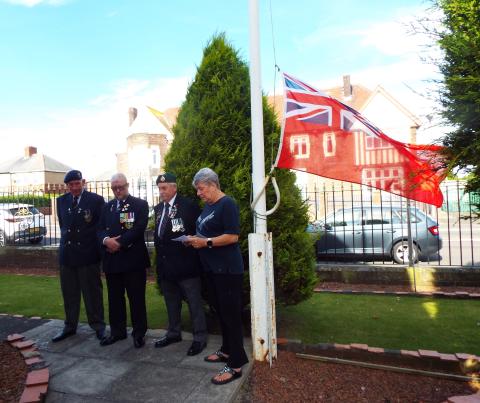 Lynemouth Parish Council Merchant Navy Day