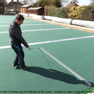 Cowplain Bowling Club The Laying of the Carpet