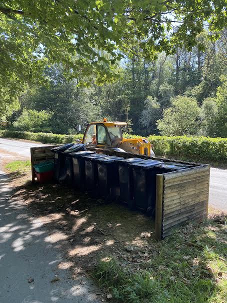Llangurig Community Council New Bin Surrounds