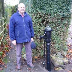 2013: John Bonson and the refurbished pump