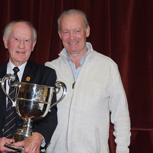 President John Newland with Weston Cup Winner John Marshall