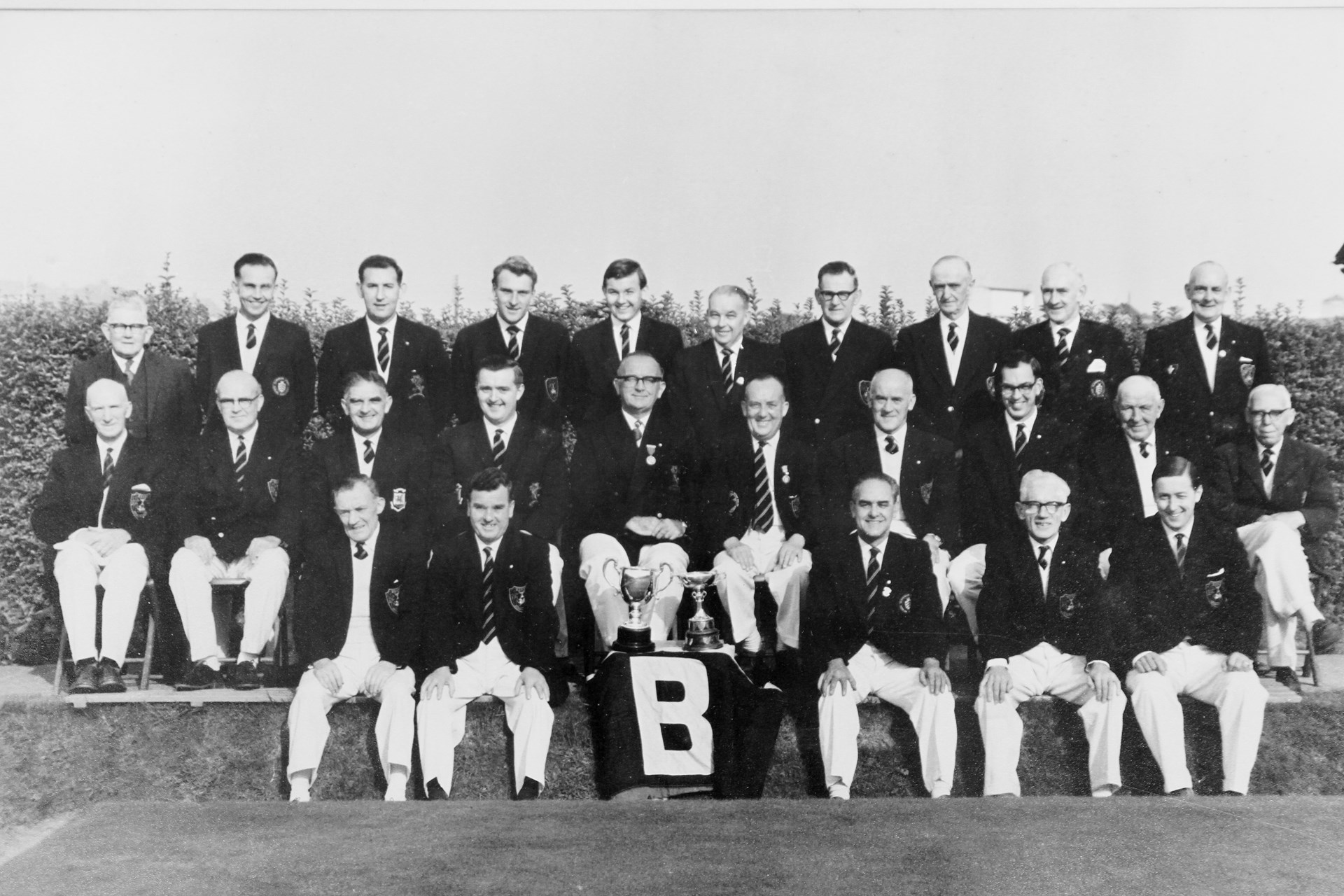 Barry Athletic Bowls Club Welsh Private Greens Champions 1975