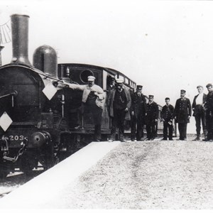 Cliddesden Railway Station -  1901