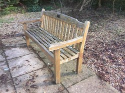 The RWB Shed Millennium Garden bench restoration