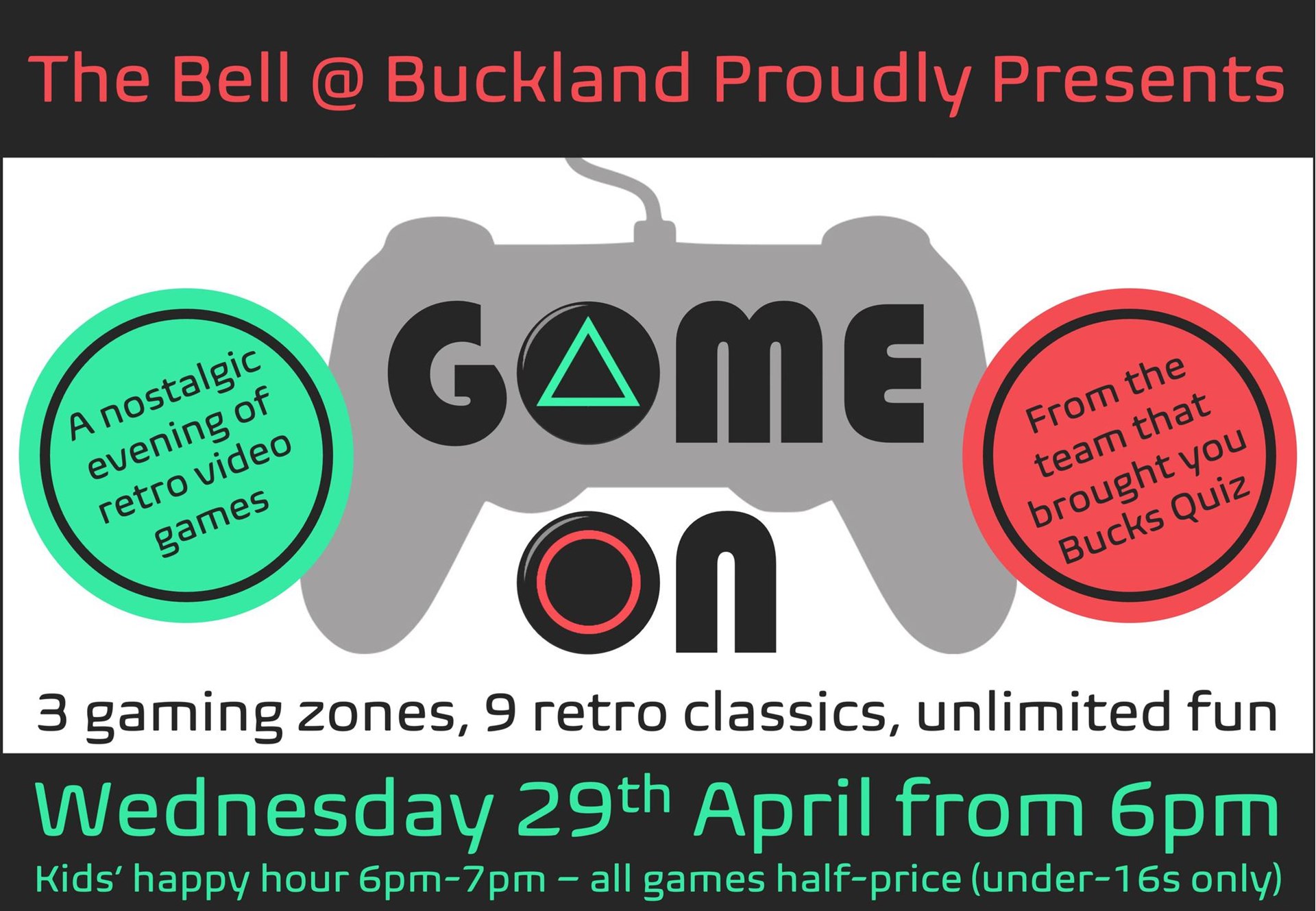 Buckland Dinham 29 Apr - Game On!