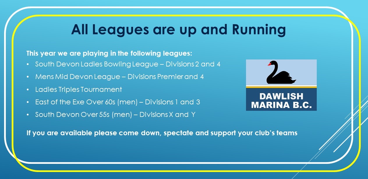 Marina Bowling Club Dawlish Latest News