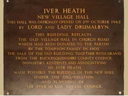 The opening plaque from 1965