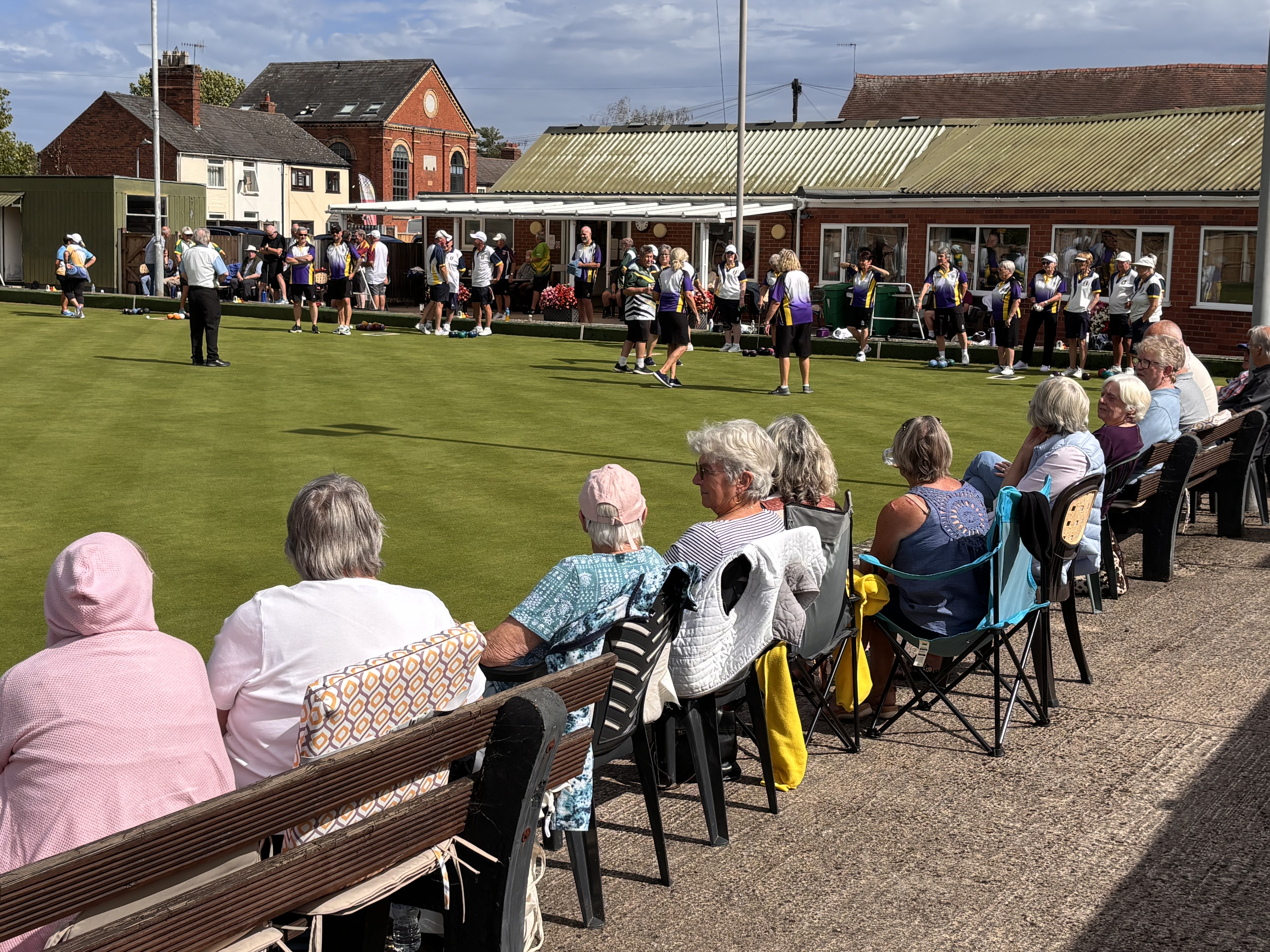 Family and friends supporting the bowlers
