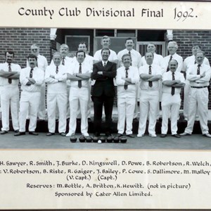 County Club Divisional Final 1992
