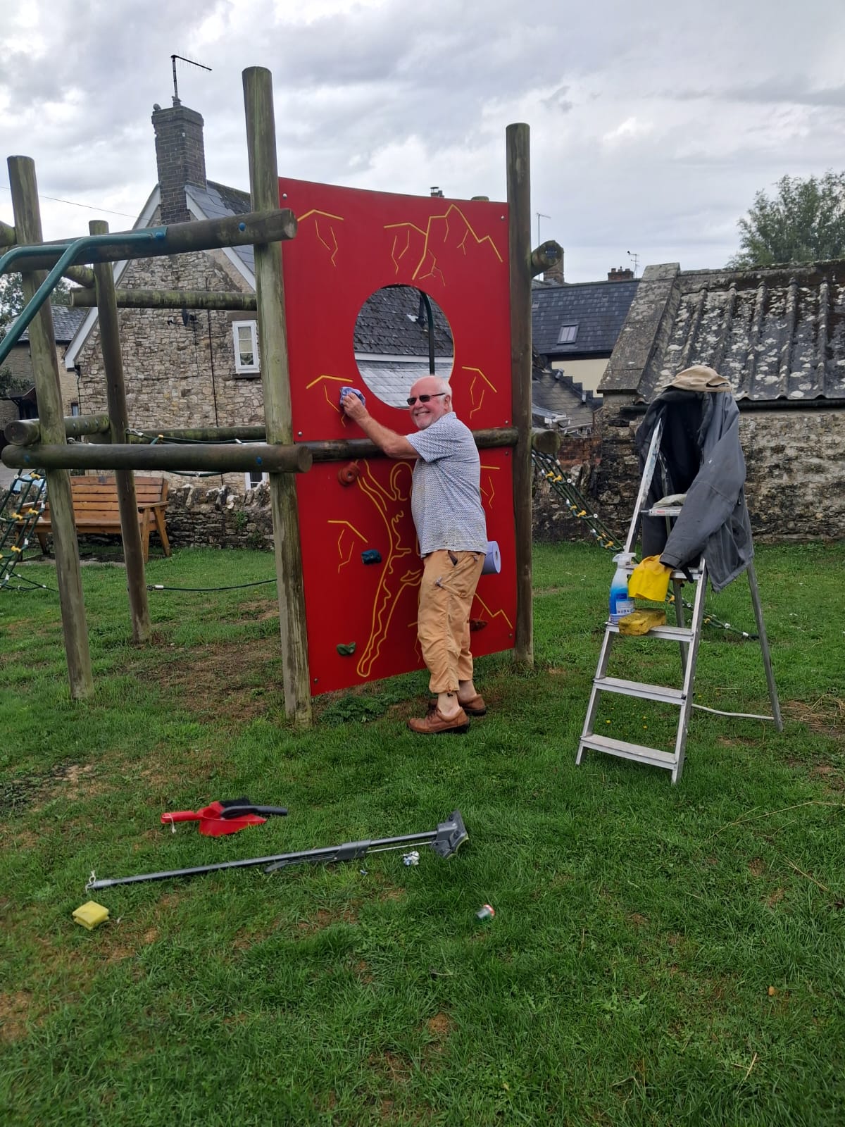Martinstown Village Hall Playground Clear Up on 7 Sept 2025