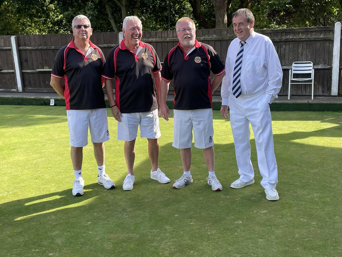 Peter Taw, Brian Cherry& Dave Brown Runners Up