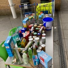 One and a half hours of collecting - thank you all soooo much!