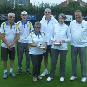 Peter Meek Triples Runners-up & Winners
