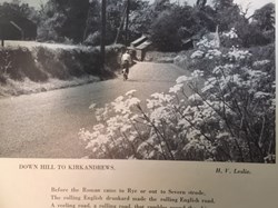 Magazine clipping of approach to KOE