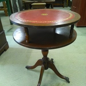 WCS023  Classic Mobile small Decorative table with Leather Top