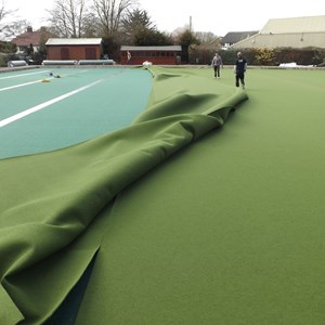 Cowplain Bowling Club The Laying of the Carpet