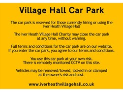 Iver Heath Village Hall Policies