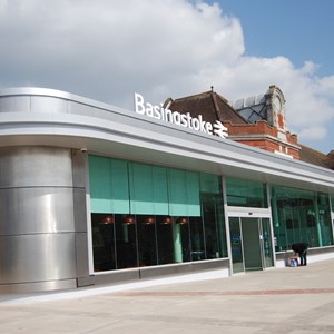 Basingstoke Train Station main entrance