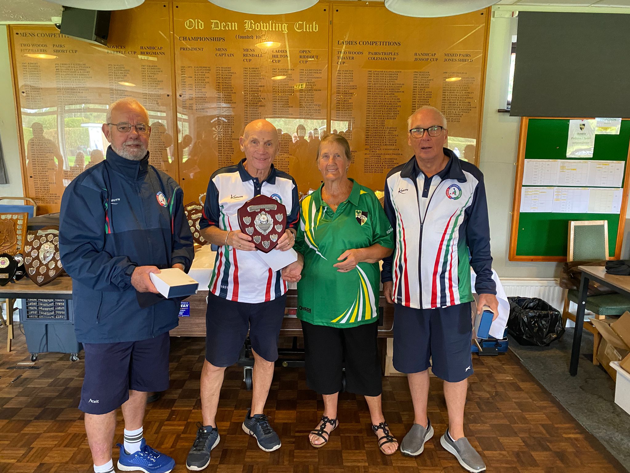 Alick, Stuart & Alan - Men's Triples Finalists