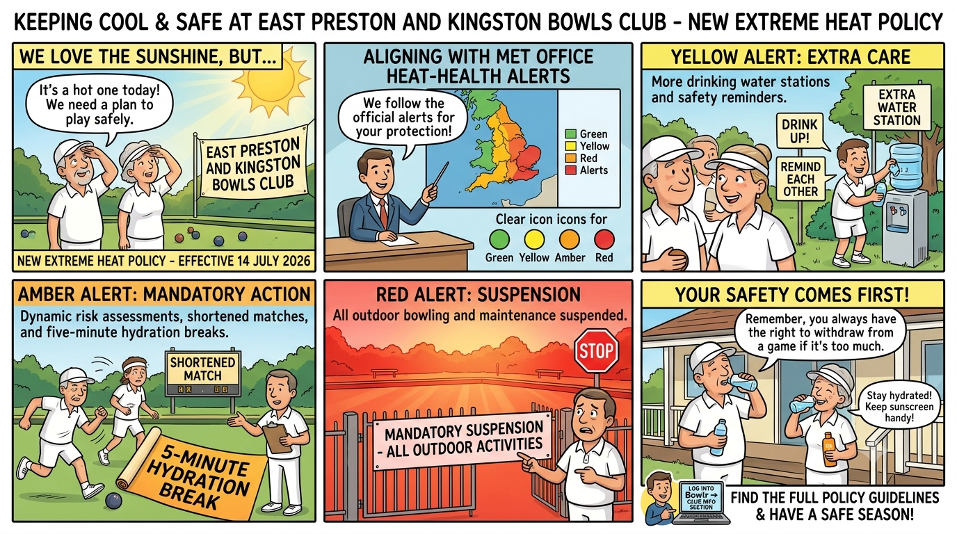 East Preston & Kingston Bowls Club EXTREME HEAT GUIDANCE