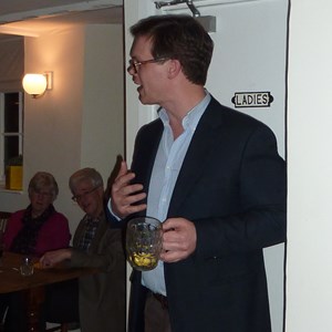 Speech from Red Lion Social Club chairman, Luke Jamieson