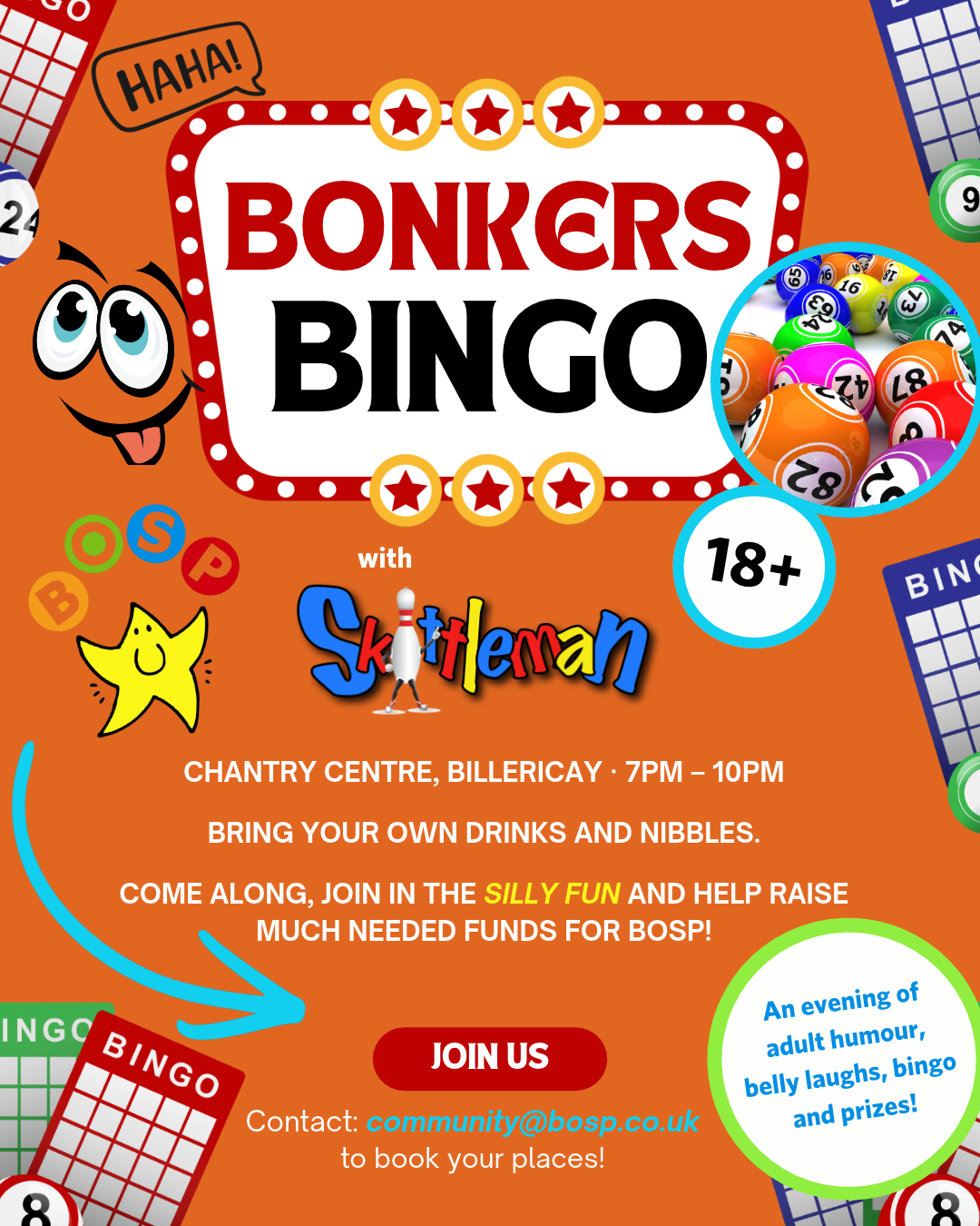 BOSP Brighter Opportunities for Special People  Bonkers Bingo!