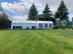 Nuthall Bowls Club Marquees  going up 2024