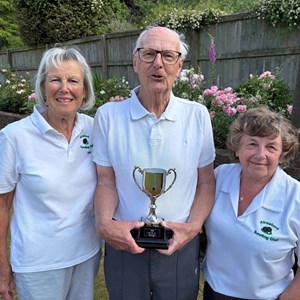 2026 YARDSTICK TOURNAMENT WINNERS - Jude Cowen, Ian Wilcox, Sue Andrews