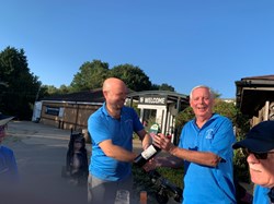 Philip won with an impressive 40 points on a tinder dry course