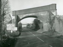 The Old Railway bridge being demolished just prior to FIC.