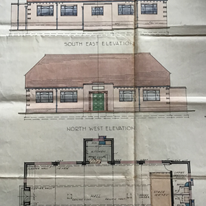 1935: Original architectural drawings for Jubilee Hall