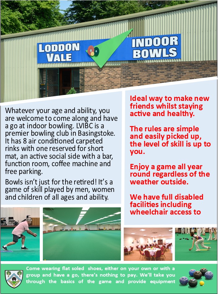 Loddon Vale Indoor Bowling Club Home