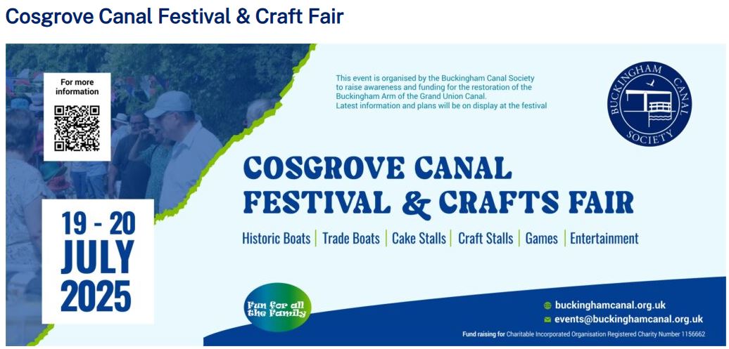 Cosgrove Village Events calendar